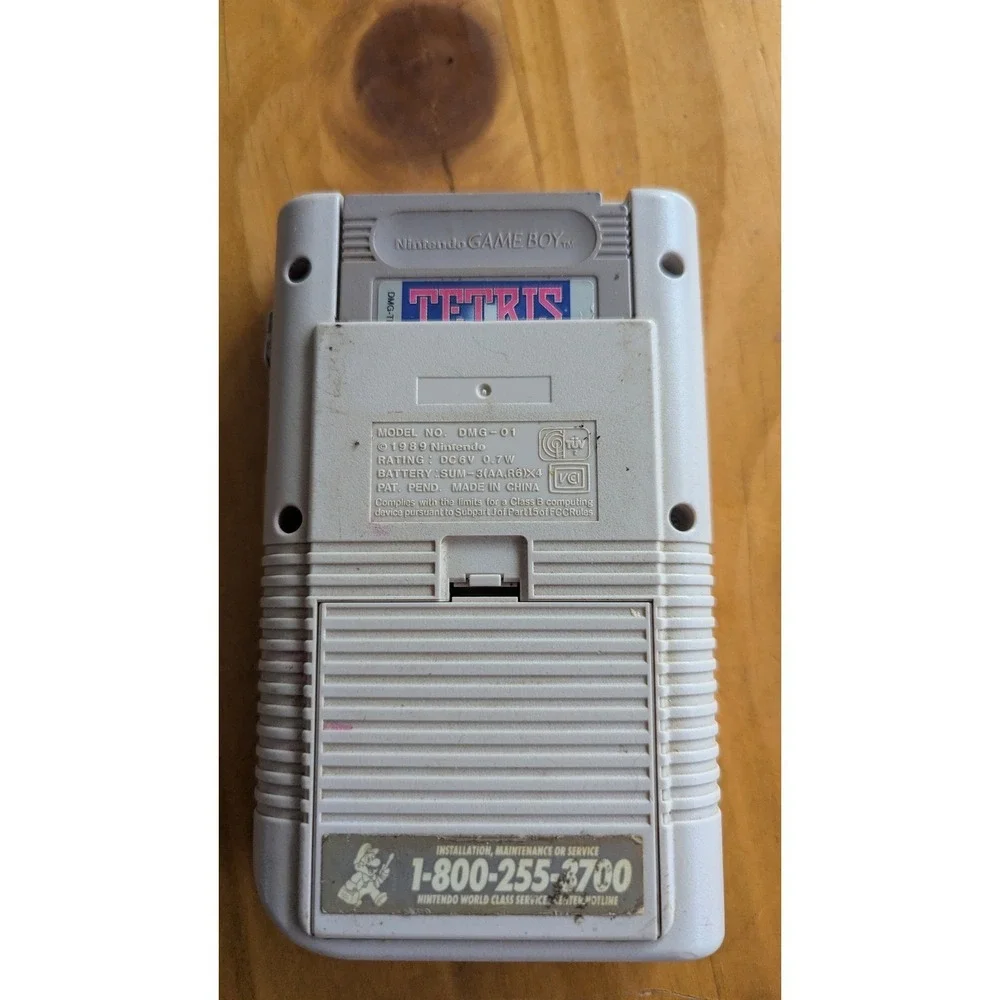 Original‎ Nintendo Game Boy DMG-01 Console Bundle 6 Games, Carrying Bag